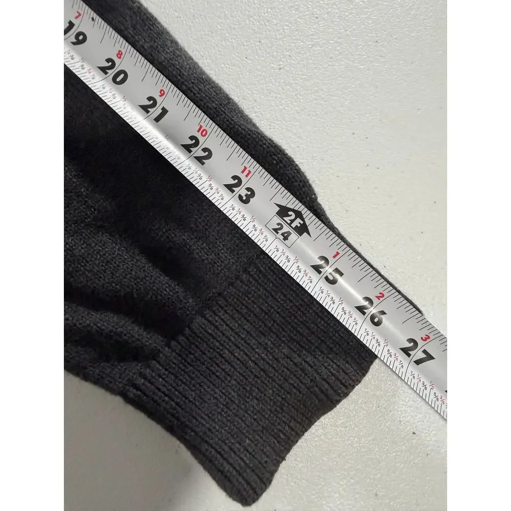 Banana Republic Men’s XXL Gray Quarter Snap Mock Neck Sweater Chest Pockets